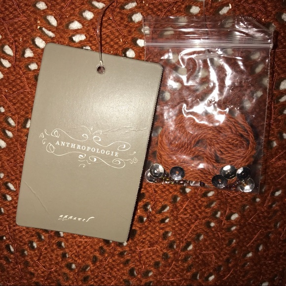 Anthropologie Sequin Embellished Crochet Cardigan - Picture 4 of 4